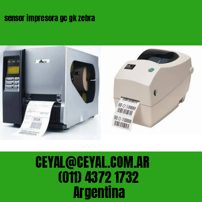 sensor impresora gc gk zebra