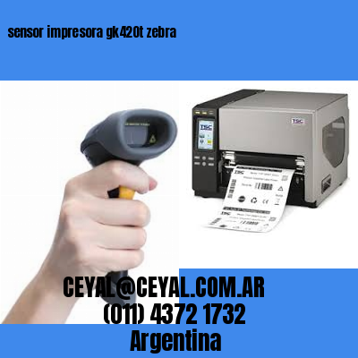 sensor impresora gk420t zebra