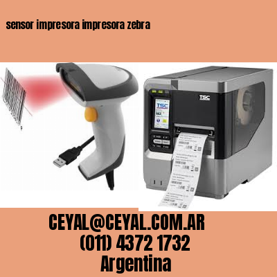 sensor impresora impresora zebra