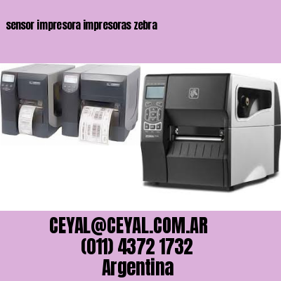 sensor impresora impresoras zebra