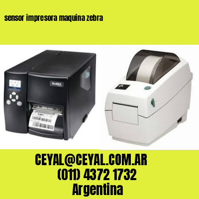 sensor impresora maquina zebra