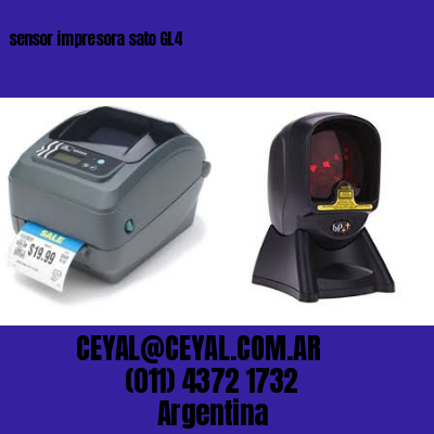 sensor impresora sato GL4
