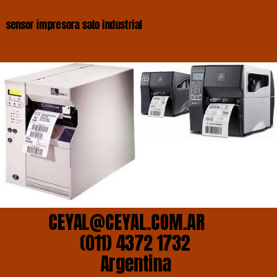 sensor impresora sato industrial