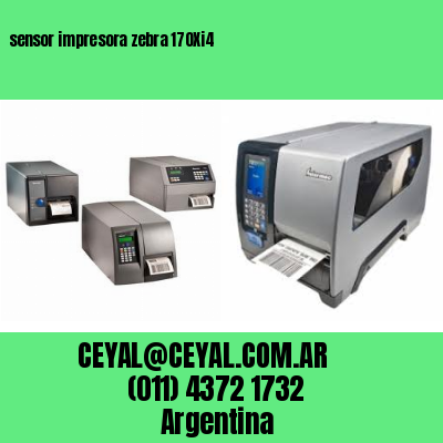 sensor impresora zebra 170Xi4