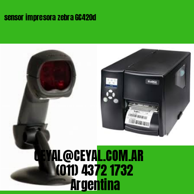 sensor impresora zebra GC420d