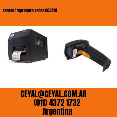 sensor impresora zebra GC420t
