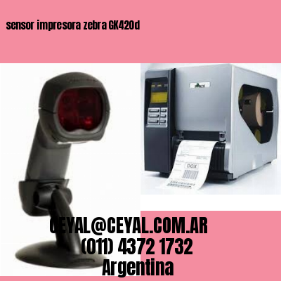sensor impresora zebra GK420d