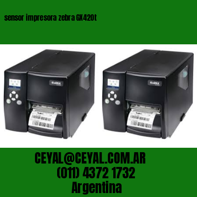 sensor impresora zebra GX420t