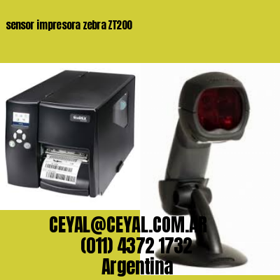 sensor impresora zebra ZT200