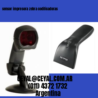 sensor impresora zebra codificadoras