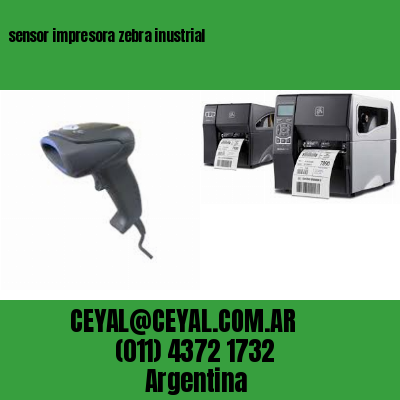 sensor impresora zebra inustrial