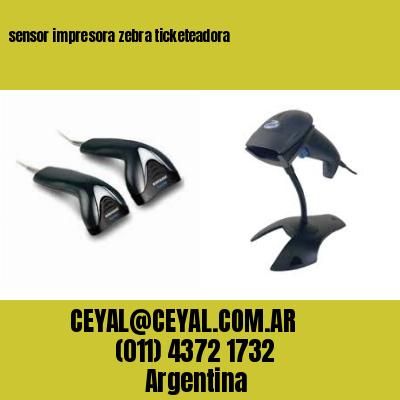 sensor impresora zebra ticketeadora