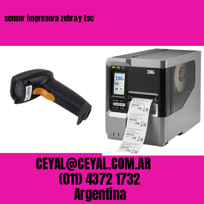 sensor impresora zebra y tsc