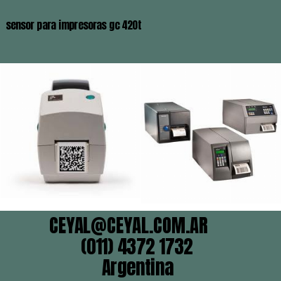 sensor para impresoras gc 420t