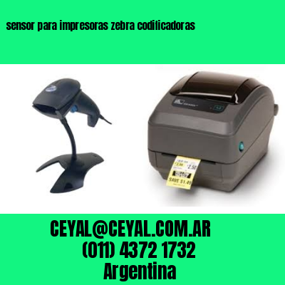 sensor para impresoras zebra codificadoras