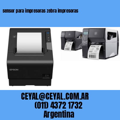 sensor para impresoras zebra impresoras