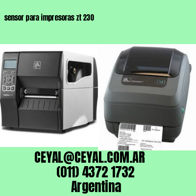 sensor para impresoras zt 230