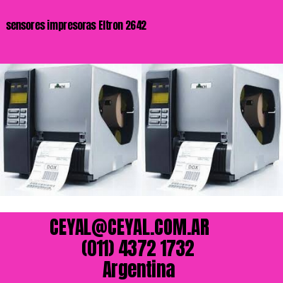 sensores impresoras Eltron 2642