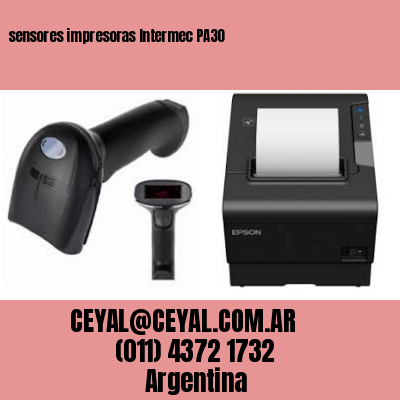 sensores impresoras Intermec PA30