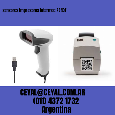 sensores impresoras Intermec PC43T