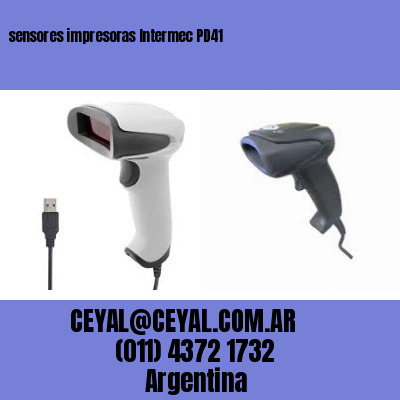 sensores impresoras Intermec PD41