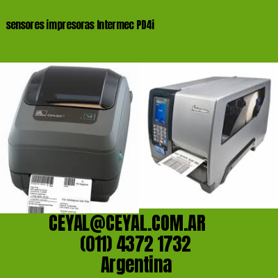 sensores impresoras Intermec PD4i