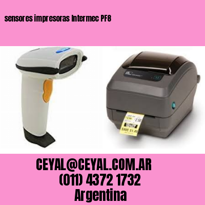 sensores impresoras Intermec PF8