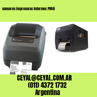 sensores impresoras Intermec PM4i