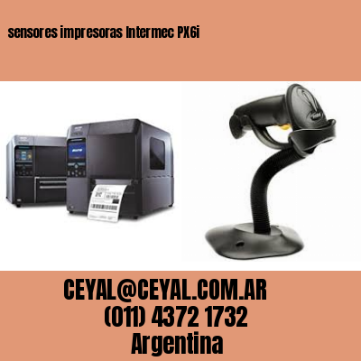 sensores impresoras Intermec PX6i