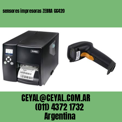 sensores impresoras ZEBRA GC420