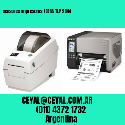 sensores impresoras ZEBRA TLP 2844