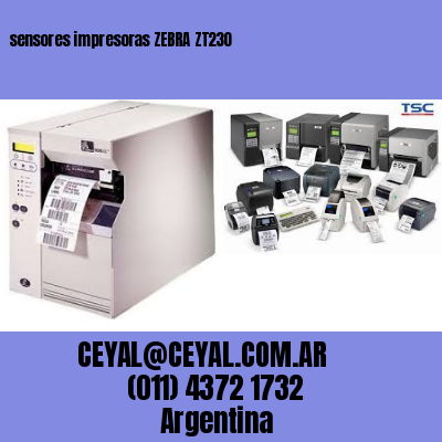 sensores impresoras ZEBRA ZT230