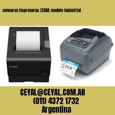 sensores impresoras ZEBRA modelo industrial