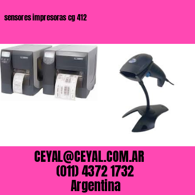 sensores impresoras cg 412