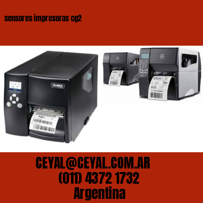 sensores impresoras cg2
