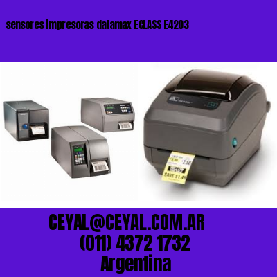 sensores impresoras datamax ECLASS E4203