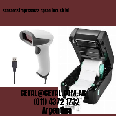 sensores impresoras epson industrial