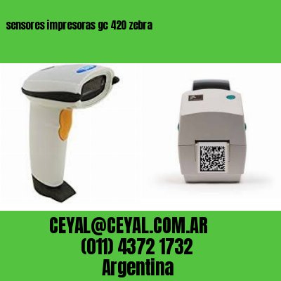 sensores impresoras gc 420 zebra