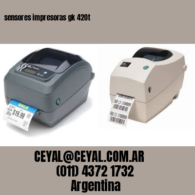 sensores impresoras gk 420t