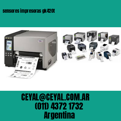 sensores impresoras gk420t