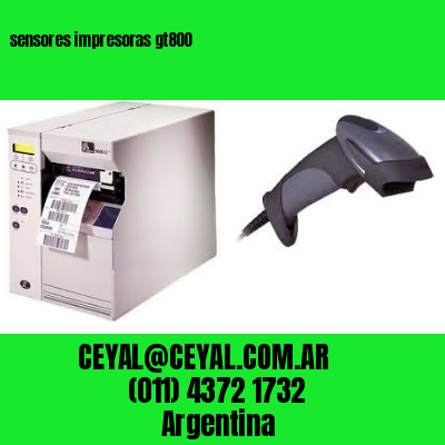sensores impresoras gt800