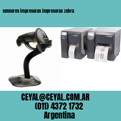 sensores impresoras impresoras zebra