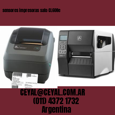 sensores impresoras sato CL608e