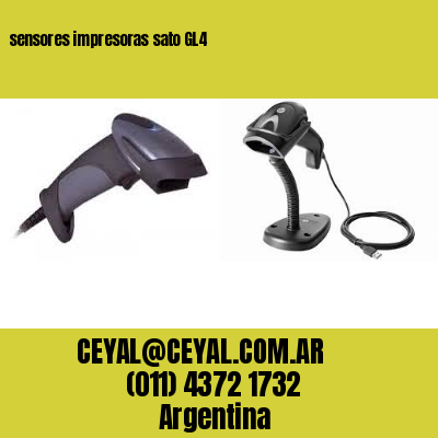 sensores impresoras sato GL4