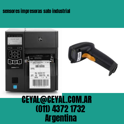 sensores impresoras sato industrial