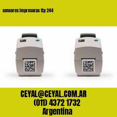 sensores impresoras ttp 244