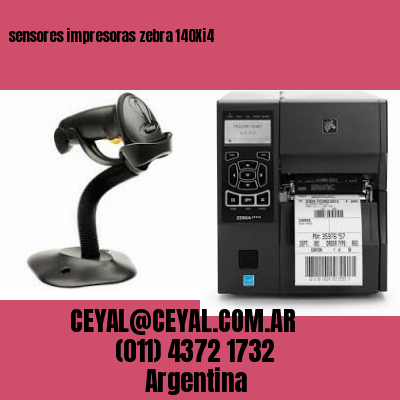 sensores impresoras zebra 140Xi4