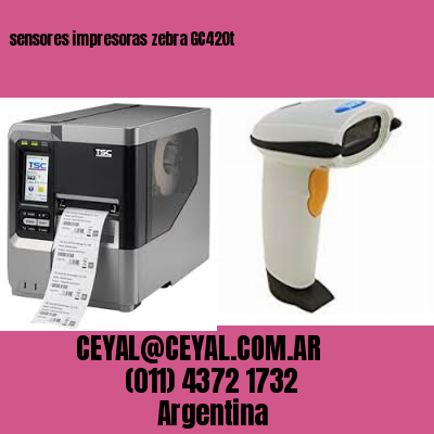 sensores impresoras zebra GC420t