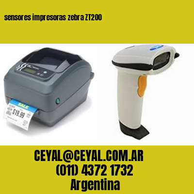 sensores impresoras zebra ZT200