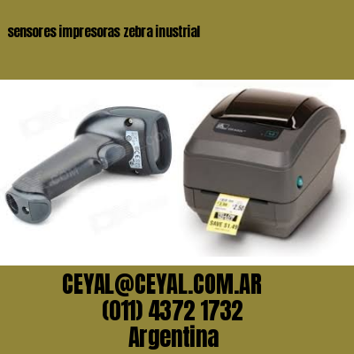 sensores impresoras zebra inustrial